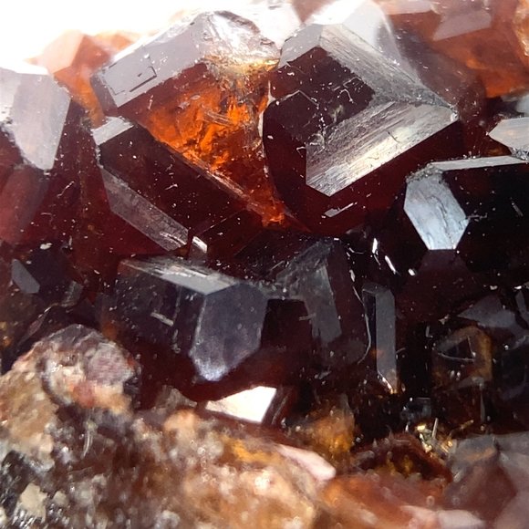 Hessonite Garnet Crystals Mineral Specimen 159g or 795cts - Picture 3 of 7